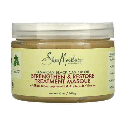14282420 SheaMoistureJamaicanBlackCastorOilStrengthenampRestoreTreatmentMasque 500x500 1